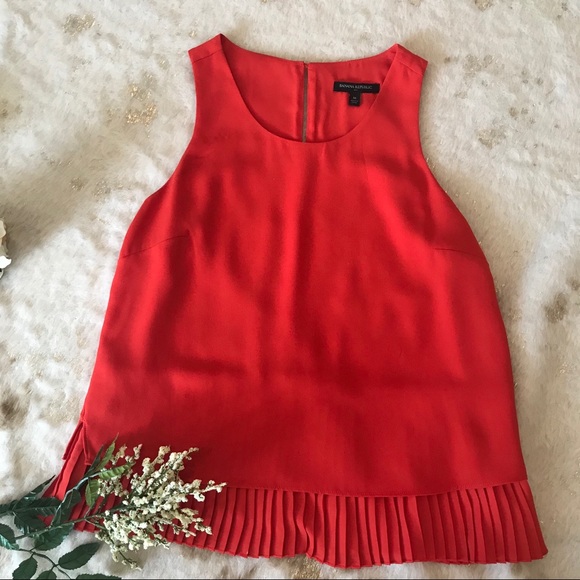 Banana Republic Tops - Banana Republic Red Tank